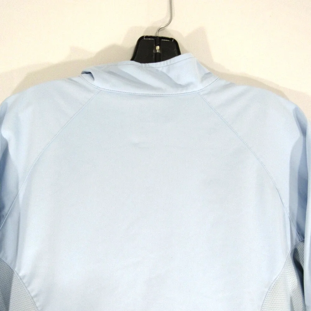 Vintage‎ Nike Sweater Womens Size XL 16-18 Pullover 1/4 Zip Blue Activewear